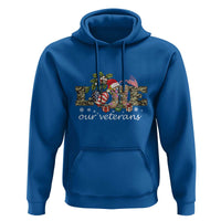 Love Our Veterans Hoodie Veterans Day Proud Military American Flag