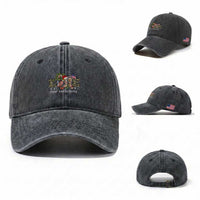 Love Our Veterans Washed Cotton Baseball Cap Veterans Day Proud Military American Flag