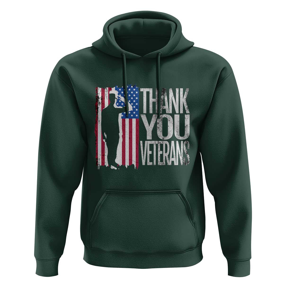 Thank You Veterans Hoodie Veterans Day Proud Military American Flag