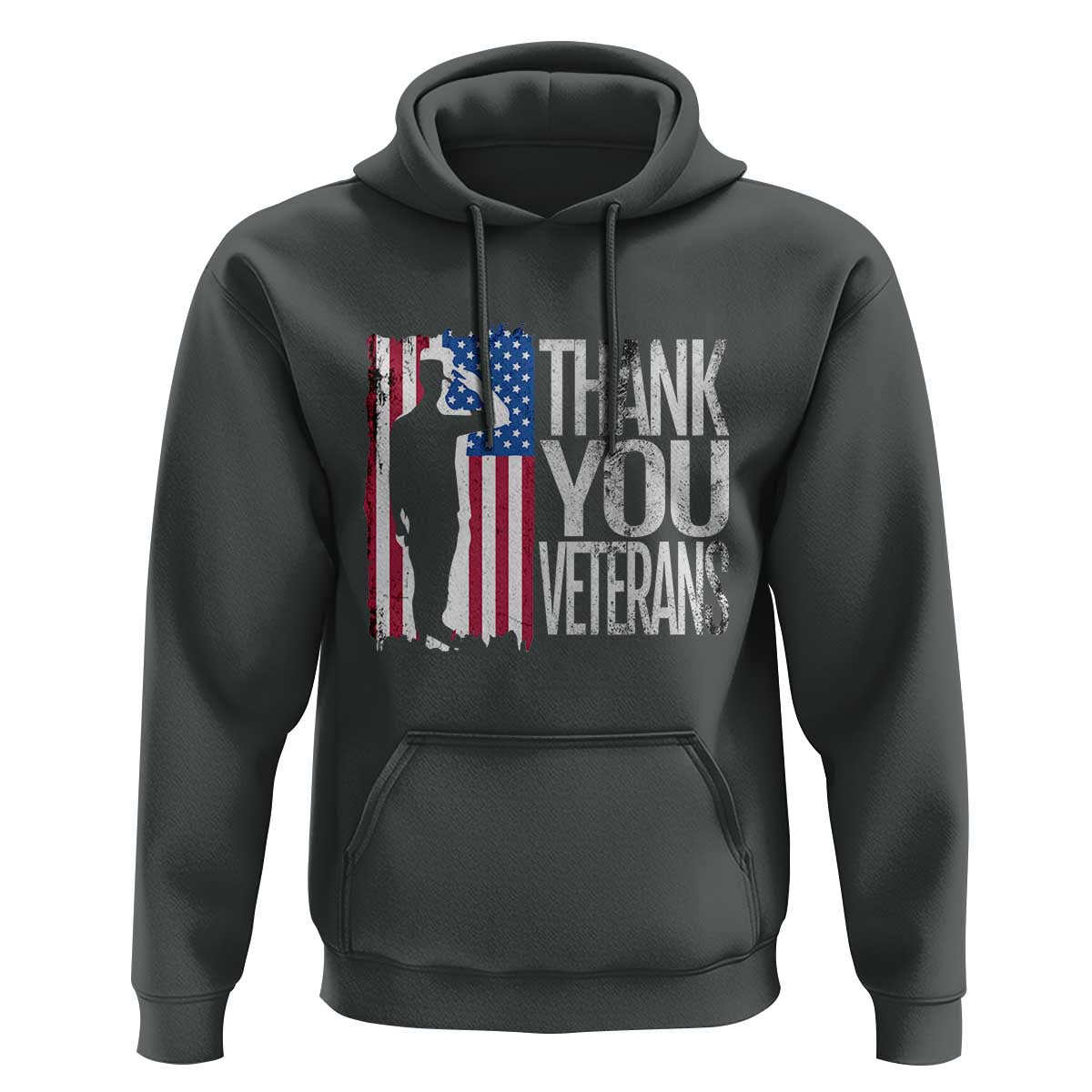 Thank You Veterans Hoodie Veterans Day Proud Military American Flag