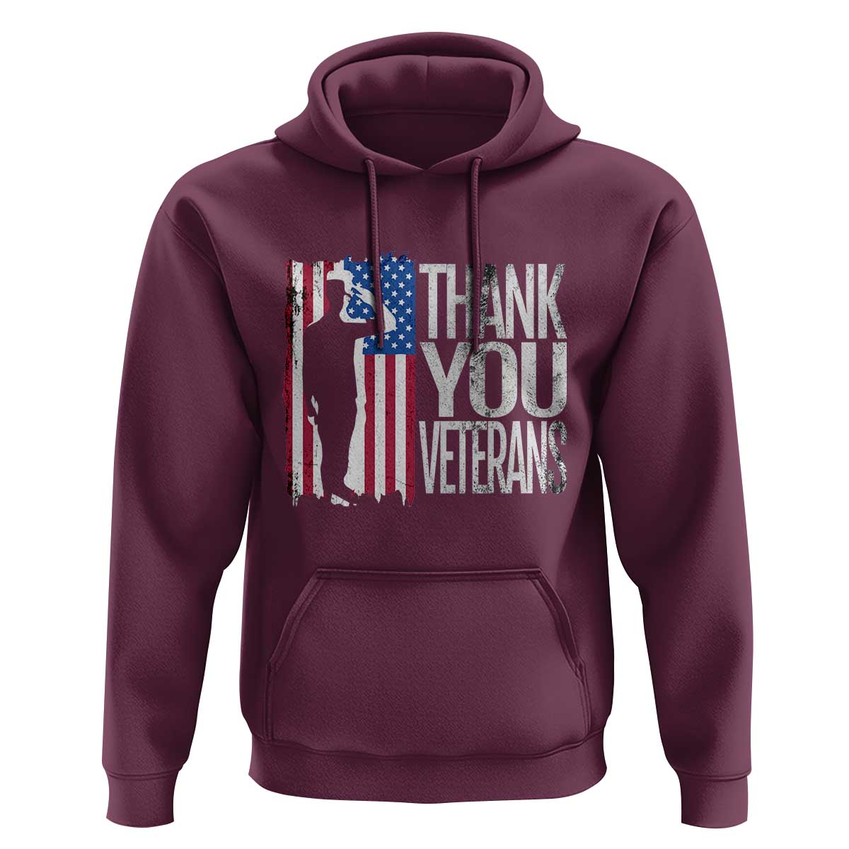 Thank You Veterans Hoodie Veterans Day Proud Military American Flag