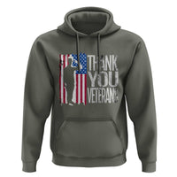 Thank You Veterans Hoodie Veterans Day Proud Military American Flag