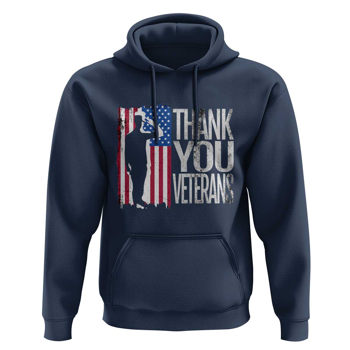 Thank You Veterans Hoodie Veterans Day Proud Military American Flag