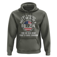 Veterans Hoodie I Ain't Perfect But I Do Have A DD-214 American Flag Military