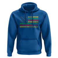 Proud Black Veteran Hoodie Veterans Day Proud Military American Flag