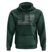 Proud Black Veteran Hoodie Veterans Day Proud Vintage American Flag Military