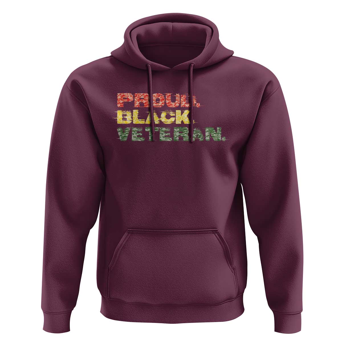 Proud Black Veteran Hoodie Veterans Day Proud Military Camouflage