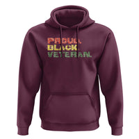 Proud Black Veteran Hoodie Veterans Day Proud Military Camouflage