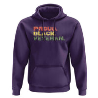Proud Black Veteran Hoodie Veterans Day Proud Military Camouflage