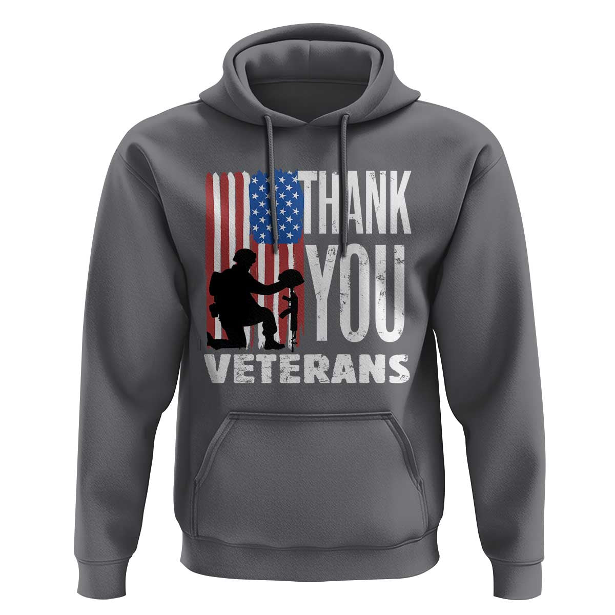 Thank You Veterans Hoodie American Flag Veterans Day