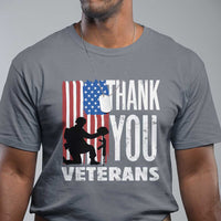Thank You Veterans T Shirt American Flag Veterans Day - Wonder Print Shop