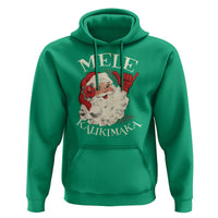 Christmas In Hawaii Hoodie Mele Kalikimaka Retro Santa Shaka Aloha Xmas