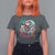 Xmas In Hawaii T Shirt For Women Aloha Christmas Santa Surfing Hibiscus Flower - Wonder Print Shop