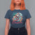 Xmas In Hawaii T Shirt For Women Aloha Christmas Santa Surfing Hibiscus Flower - Wonder Print Shop