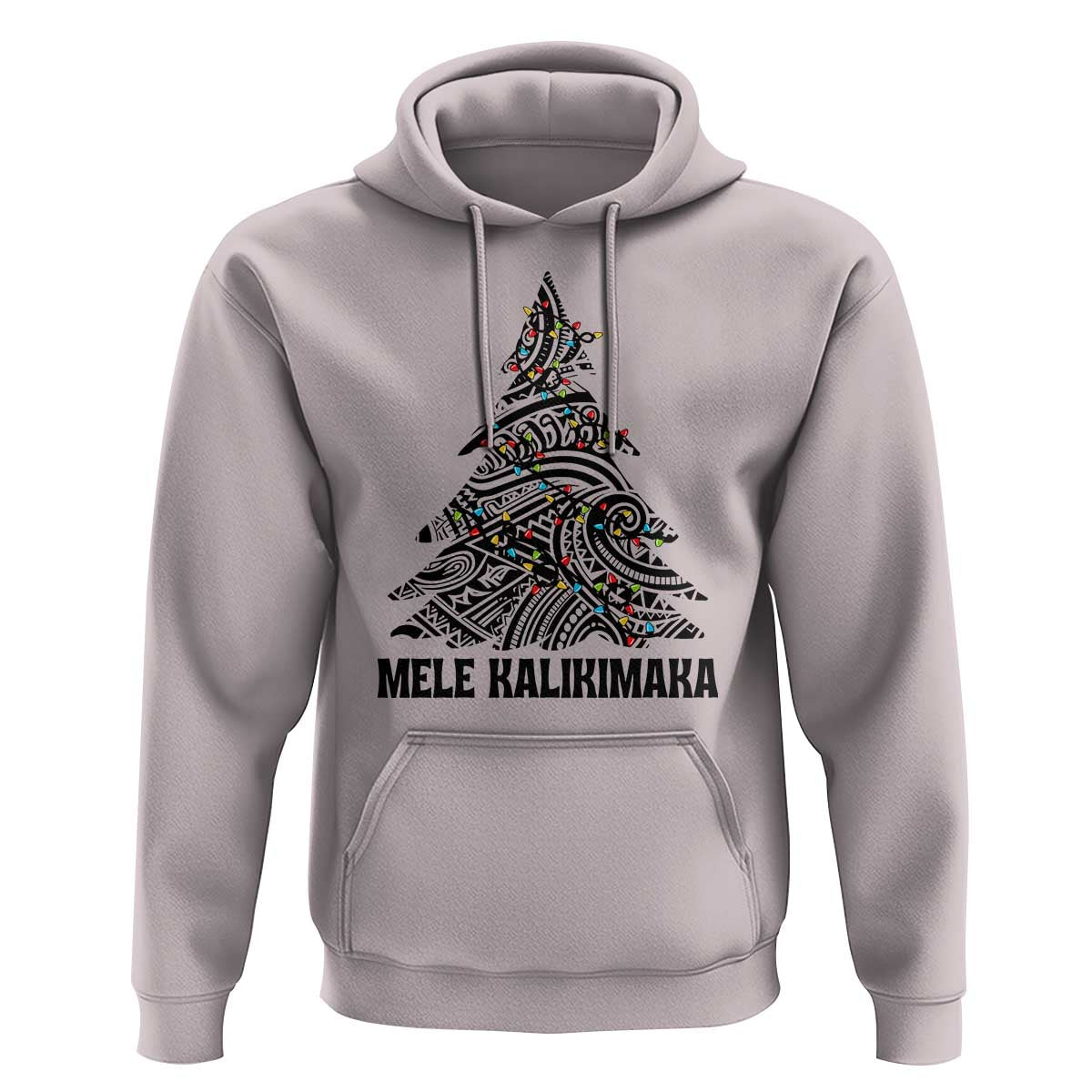 Christmas In Hawaii Hoodie Mele Kalikimaka Christmas Tree Kakau Tattoo
