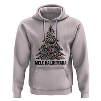 Christmas In Hawaii Hoodie Mele Kalikimaka Christmas Tree Kakau Tattoo