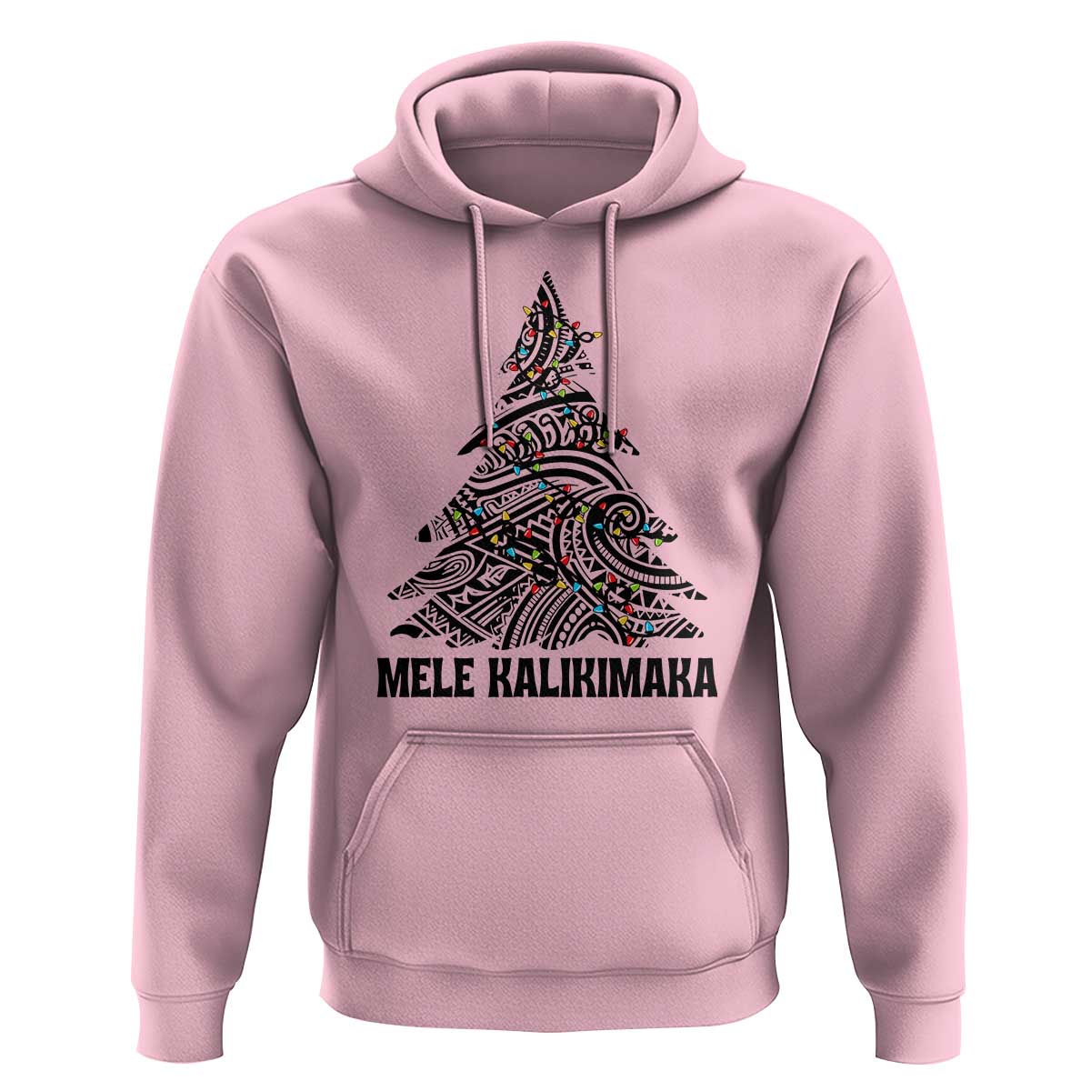 Christmas In Hawaii Hoodie Mele Kalikimaka Christmas Tree Kakau Tattoo