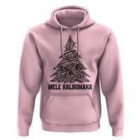 Christmas In Hawaii Hoodie Mele Kalikimaka Christmas Tree Kakau Tattoo