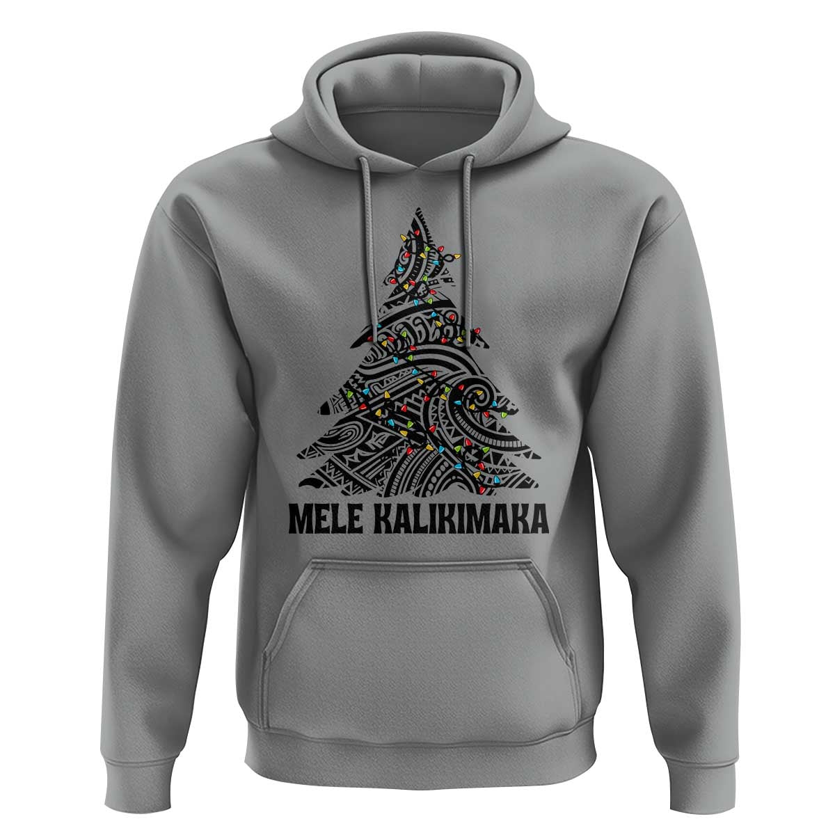 Christmas In Hawaii Hoodie Mele Kalikimaka Christmas Tree Kakau Tattoo
