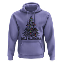Christmas In Hawaii Hoodie Mele Kalikimaka Christmas Tree Kakau Tattoo