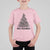 Christmas In Hawaii T Shirt For Kid Mele Kalikimaka Christmas Tree Kakau Tattoo - Wonder Print Shop