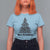 Christmas In Hawaii T Shirt For Women Mele Kalikimaka Christmas Tree Kakau Tattoo - Wonder Print Shop