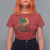 Christmas In Hawaii T Shirt For Women Mele Kalikimaka Retro Hula Girls Santa Hat Xmas - Wonder Print Shop