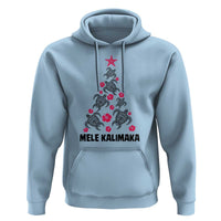Christmas In Hawaii Hoodie Mele Kalikimaka Kakau Tattoo Turtle Christmas Tree
