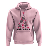 Christmas In Hawaii Hoodie Mele Kalikimaka Kakau Tattoo Turtle Christmas Tree