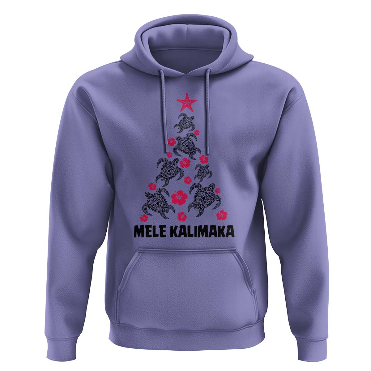 Christmas In Hawaii Hoodie Mele Kalikimaka Kakau Tattoo Turtle Christmas Tree