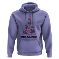 Christmas In Hawaii Hoodie Mele Kalikimaka Kakau Tattoo Turtle Christmas Tree