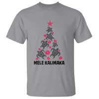 Christmas In Hawaii T Shirt Mele Kalikimaka Kakau Tattoo Turtle Christmas Tree - Wonder Print Shop