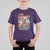 Christmas In Hawaii T Shirt For Kid Mele Kalikimaka From The Land Where Palm Trees Sway Surfing Santa - Wonder Print Shop