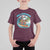 Christmas In Hawaii T Shirt For Kid Mele Kalikimaka Santa Surfing Hibiscus - Wonder Print Shop