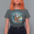 Christmas In Hawaii T Shirt For Women Mele Kalikimaka Santa Surfing Hibiscus - Wonder Print Shop