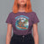 Christmas In Hawaii T Shirt For Women Mele Kalikimaka Santa Surfing Hibiscus - Wonder Print Shop