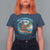 Christmas In Hawaii T Shirt For Women Mele Kalikimaka Santa Surfing Hibiscus - Wonder Print Shop