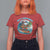 Christmas In Hawaii T Shirt For Women Mele Kalikimaka Santa Surfing Hibiscus - Wonder Print Shop