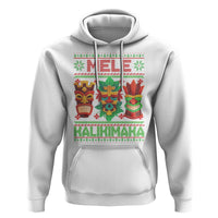 Christmas In Hawaii Hoodie Mele Kalikimaka Ugly Tikis Kakau Tattoo