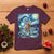 Yule Goat T Shirt Yule Starry Night Winter Solstice Christmas Vincent Van Gogh - Wonder Print Shop