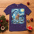 Yule Goat T Shirt Yule Starry Night Winter Solstice Christmas Vincent Van Gogh - Wonder Print Shop