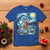 Yule Goat T Shirt Yule Starry Night Winter Solstice Christmas Vincent Van Gogh - Wonder Print Shop