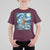 Yule Goat T Shirt For Kid Yule Starry Night Winter Solstice Christmas Vincent Van Gogh - Wonder Print Shop