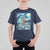 Yule Goat T Shirt For Kid Yule Starry Night Winter Solstice Christmas Vincent Van Gogh - Wonder Print Shop