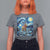 Yule Goat T Shirt For Women Yule Starry Night Winter Solstice Christmas Vincent Van Gogh - Wonder Print Shop