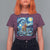Yule Goat T Shirt For Women Yule Starry Night Winter Solstice Christmas Vincent Van Gogh - Wonder Print Shop