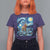 Yule Goat T Shirt For Women Yule Starry Night Winter Solstice Christmas Vincent Van Gogh - Wonder Print Shop