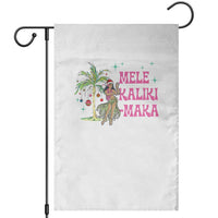 Christmas In Hawaii Garden Flag Mele Kalikimaka Hula Girls Palm Tree - Wonder Print Shop