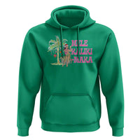 Christmas In Hawaii Hoodie Mele Kalikimaka Hula Girls Palm Tree