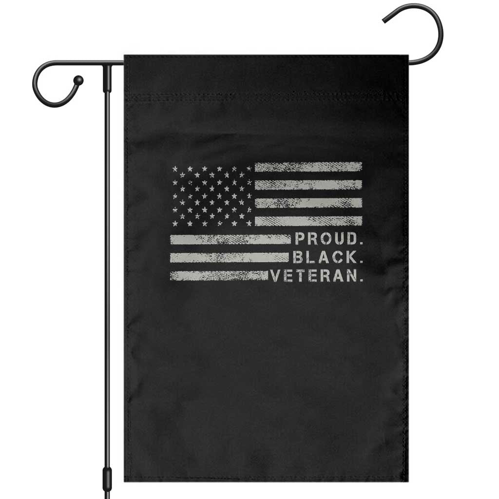 Proud Black Veteran Garden Flag Veterans Day Proud Vintage American Flag Military